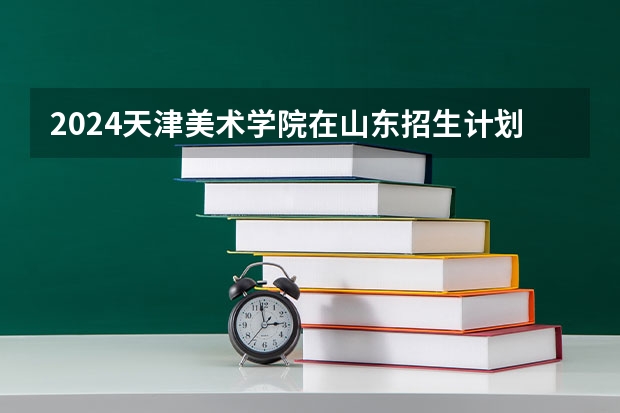 2024天津美术学院在山东招生计划人数一览表