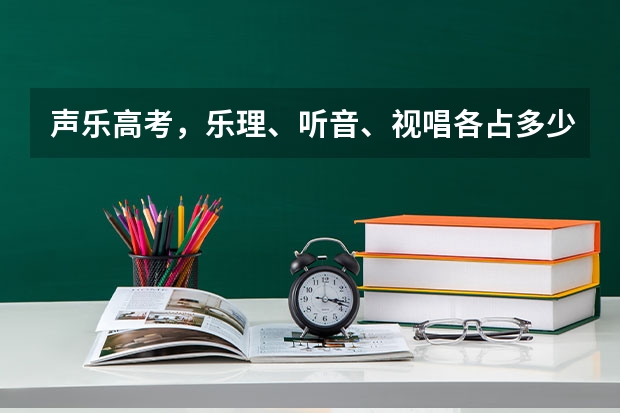 声乐高考,乐理、听音、视唱各占多少分