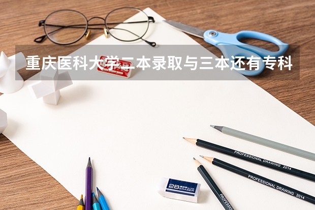 重庆医科大学二本录取与三本还有专科录取学费和毕业证有区别吗?