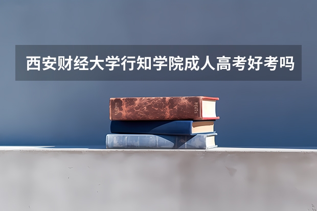 西安财经大学行知学院成人高考好考吗?