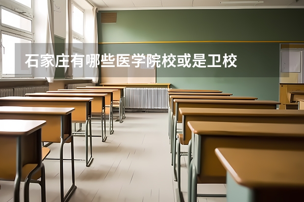 石家庄有哪些医学院校或是卫校
