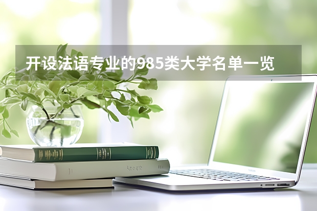 开设法语专业的985类大学名单一览表