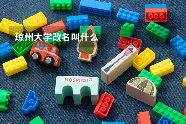 琼州大学改名叫什么