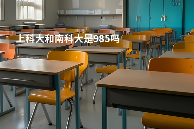 上科大和南科大是985吗