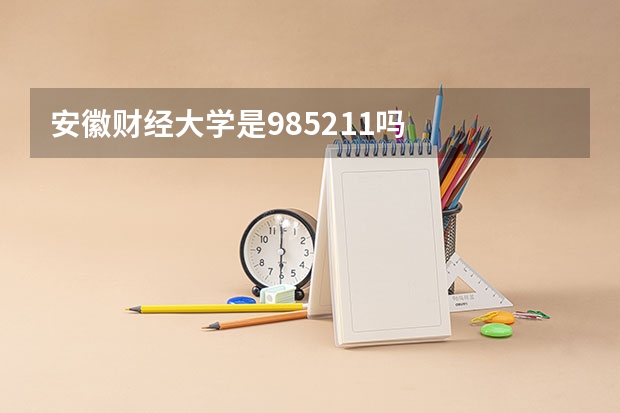 安徽财经大学是985211吗
