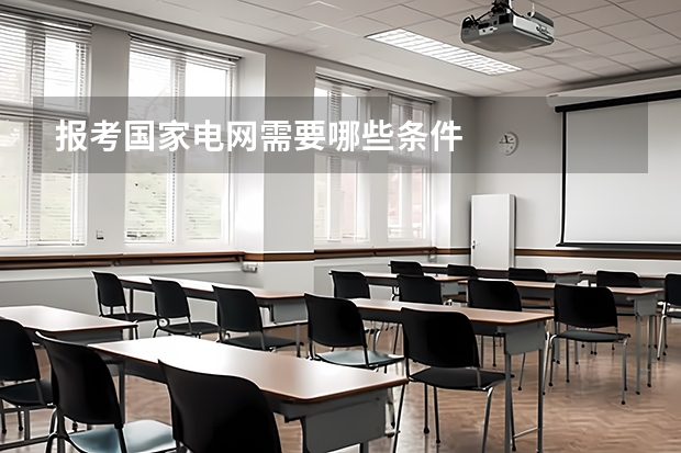 报考国家电网需要哪些条件
