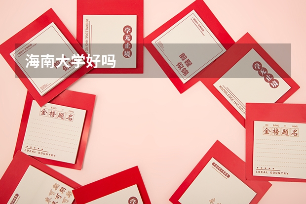 海南大学好吗