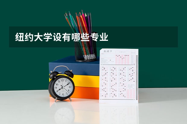 纽约大学设有哪些专业